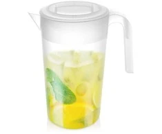 Geriamasis ąsotis su dangteliu, rankena, snapeliu, plastikinis, 2,3 l