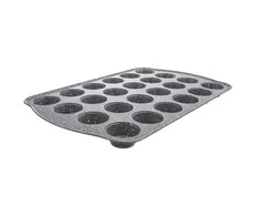 GRANDE granitinė bandelių kepimo forma bandelėms, 24 vnt, 42x26 cm