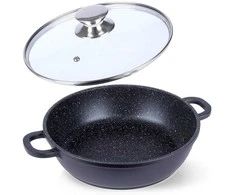 Granito keptuvės puodas 24 cm GRANDE dujų indukcija