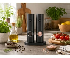 HERBAL elektrinis prieskonių malūnėlis 2 vnt.