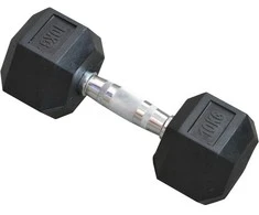 HEX RUBBER Hanteliai 10 KG EB FIT