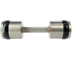HH09 2 x 9 KG HMS PREMIUM CHROME Hanteliai