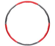 HHP002 RAUDONAI PILKAI HULA HOP 1,2KG 100CM HMS