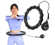 HHW02 HULA HOP Juodas SU KUBILIAIS IR HMS SVORIU