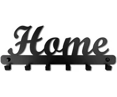 HOME sieninė kabykla, juoda