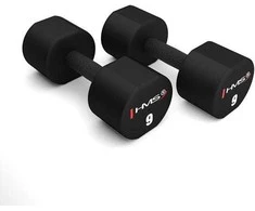 HPT09 2 x 9 KG POLIURETANINIS TPU HMS Hanteliai