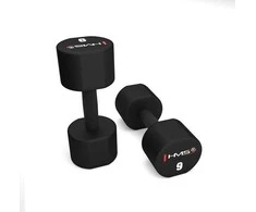 HPT09 2 x 9 KG POLIURETANINIS TPU HMS Hanteliai