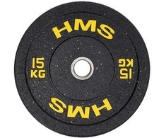 HTBR15 GELTONAS OLIMPINIS PLOKŠTELĖS BUMPERIS 15 KG HMS