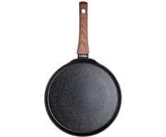 Indukcinė dujinė keptuvė blynams, granitinė, neprideganti VILDE, 24 cm