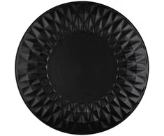 Juoda keramikinė desertinė lėkštė, SOHO CLASSIC 20 cm