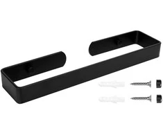 Kasos metalinė sieninė kabykla 30 cm juoda palėpė