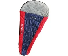KELIONĖS MIEGmaišis NAVY Raudonas 210X80/50CM ENERO CAMP