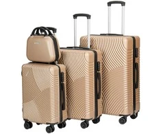 Kelioninių lagaminų rinkinys AZORES GOLD 4in1