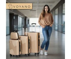 Kelioninių lagaminų rinkinys AZORES GOLD 4in1