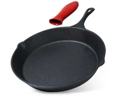 Ketaus keptuvė su silikoniniu dangteliu CAST LINE 30 cm