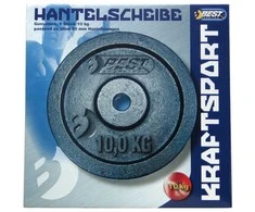 KETUS Juodas SVORIS 10 KG BEST SPORTING FI 30MM