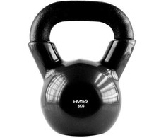 KNV08 Juodas KETUS KETTLEBELL VINILU DEngtas HMS