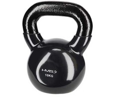 KNV10 Juodas KETUS KETTLEBELL VINILU DEngtas HMS