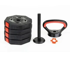 KOMPOZICINIS hantelis KETTLEBELL 10 KG (4X2.5KG) EB FIT