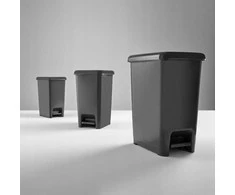Konteineris su pedalu SLIM 25 L 270x362x468 mm