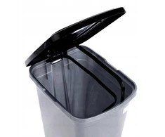 Konteineris su pedalu SLIM 40 L 424x310x548 mm