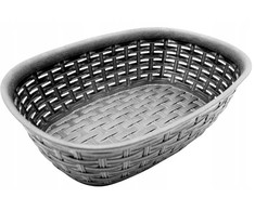Krepšelis 2 lt RATTAN - pilkas 255x170x73 mm