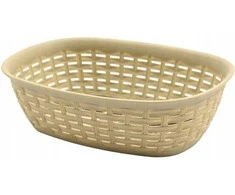 Krepšelis 2 lt RATTAN - smėlio spalvos 255x170x73 mm