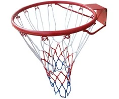 KREPŠELIS ŽIEDAS SU TINKLU 38cm ENERO Raudonas 1053646