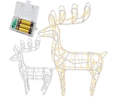 LED lauko šviečiantys elniai namų sodui - Rudolf