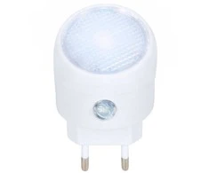 LED naktinė lempa su prieblandos jutikliu kontaktui, balta