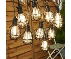 LED sodo girlianda 10 vnt 7,5 m