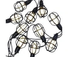 LED sodo girlianda 10 vnt 7,5 m