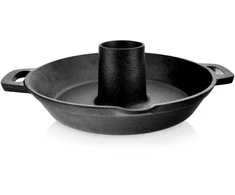 LITINA ketaus keptuvė su vištienos stovu, 28 cm