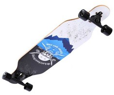 LONGBOARD SKULL WOOD SKATE NILS EXTREME