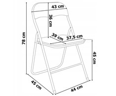 Lauko baldų komplektas Maitinimo komplektas FETA Juodas 180 cm + 6 BASICO kėdės