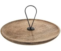 MANGO medinė lėkštė 30,5 cm