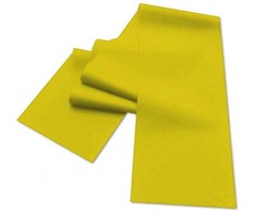 Mankštos juosta 120 x 15 x 0,4 mm – geltona