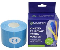 MASTER Kineziologijos juosta 5 cm x 5 m Mėlyna