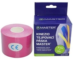 MASTER Kineziologijos juosta 5 cm x 5 m Rožinė
