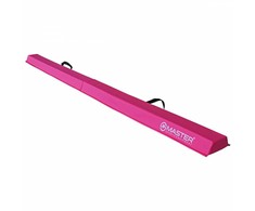 MASTER Rožinė Gymnastic Balance Beam sulankstomas 240 cm