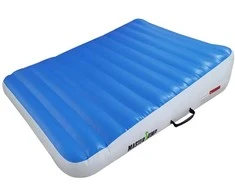 MASTERJUMP pripučiamas pakreiptas kilimėlis 180 x 120 x 20-65 cm