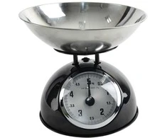 Mechaninės virtuvinės svarstyklės su retro dubuo 5kg ORION