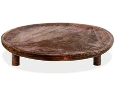 Medinė lenta/servavimo padėklas su kojelėmis, 30 cm