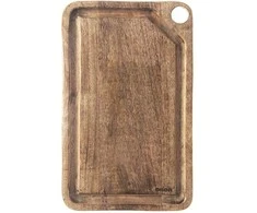 Medinė pjaustymo lenta Didelė stačiakampė solidi ORION 39,5 x 23 cm