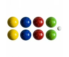 Mediniai žaidimo kamuoliukai 8 vnt. - Boule, Boule, Petanque LONDERO 90 mm
