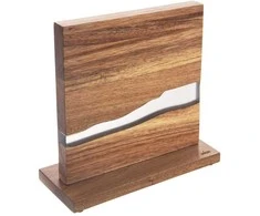Medinis magnetinis dvipusis tvirtas peilių stovas ORION 24 x 9,5 cm