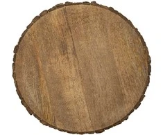 Medinis padėkliukas, stovas, medinis diskas, serviravimo lenta, medžio gabalas, 39 cm