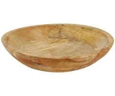 Medinis vaisių dubuo indams serviruoti, 30x6,5 cm