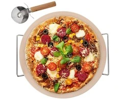 MEGA PIZZA RINKINYS PEILIS + STOVAS + AKMUO 33cm