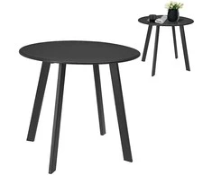 Metalinis balkono terasos sodo stalas balkonui sodo terasa kava 50 cm pilka